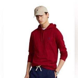 Polo Ralph Lauren Red long sleeve shirt hoodie New